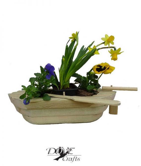 Rowing Boat Planter Garden Wooden Boat MADE TO ORDER