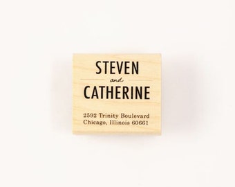 custom simple address stamp