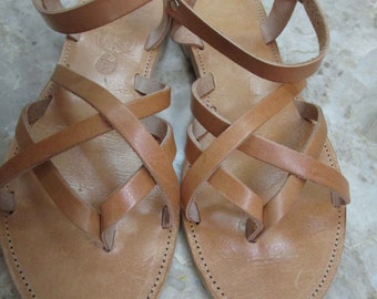 Sandals Women's,Women's Sandals,Summer, Handmade Sandals,Ladies Sandals,Greek Sandals,Gladiator Sandals, Leather Sandals,TRISKEL Natural