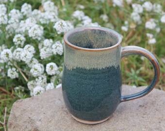 handmade pottery mug, ceramic mug, coffee mug, stoneware mug
