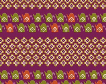Ruby Star Shining - Water Can purple by Melody Miller from Kokka Fabrics