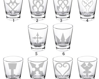 Kingdom Hearts Shot Glasses (FULL SET of 10)