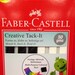 New Faber Castell Creative Tack It 50 Gram Pack With Black and White Color Adhesive