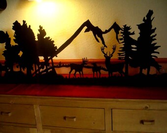 SILHOUETTES LIVING WILD IN THE FOREST