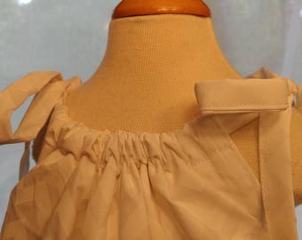 White Chevron Pillowcase Dress Size 2T