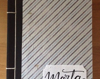hand-bound diary customizable