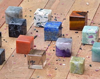 Gemstone Cube - Power of Metaphysical & Geometric Properties