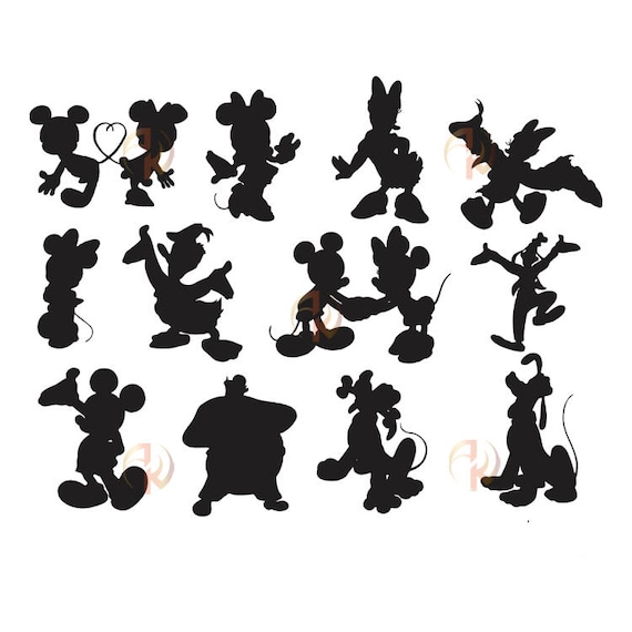 Download Disney SVG Disney Character SVG Disney Silhouette Mickey