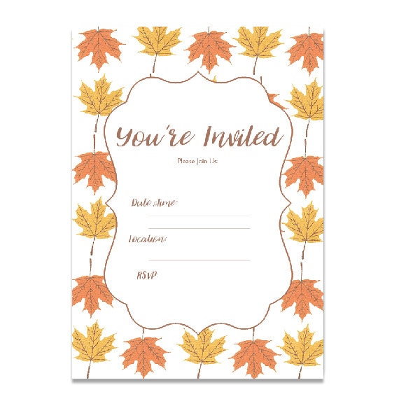 blank-fall-invitation-template