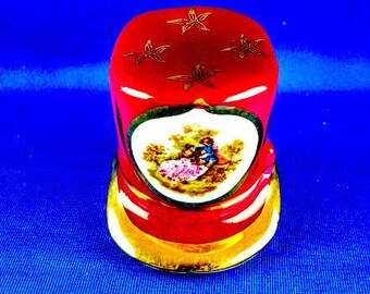Limoges France Porcelain Top Hat