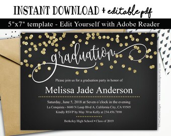 Graduation invitation | Etsy