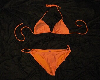 Bikini Swimsuit Vintage OP Bathing Suit Swimwear 1980s ML