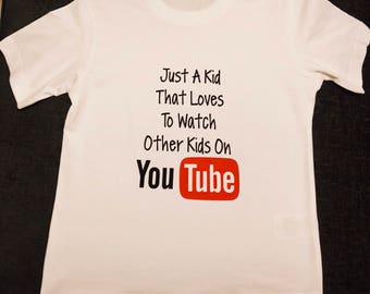 kids youtube shirt