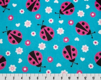 LadyBug Minky Fabric - Shannon Fabrics