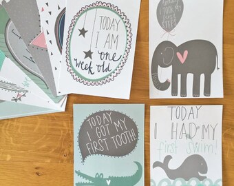 baby post cards