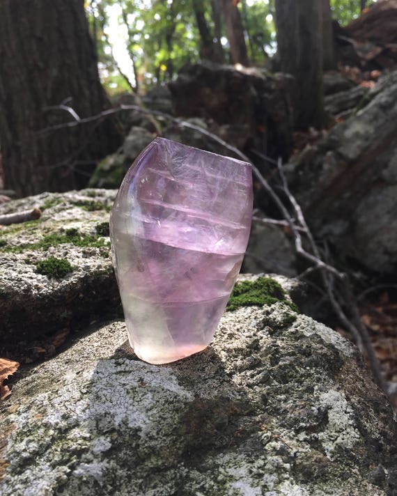 Rainbow Fluorite Freeform 3.5", Standing Fluorite, Polished Fluorite, Purple & Green Fluorite, Fluorite Chunk, Healing Fluorite Crystal