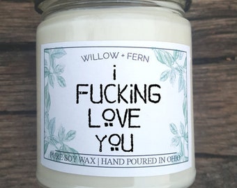Gifts, Anniversary Gifts, Funny Gift for Him, Gift for Him, Funny Gift for Her, Best Friend Gift for Her Mens Gift I Fucking Love You