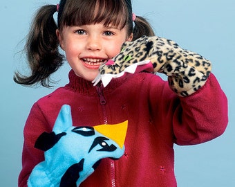 McCalls 6667 Hand puppet mittens Sewing Pattern
