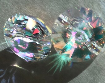 Swarovski Rivoli Button- Crystal Transmission - Austrian Crystal - 14mm - 1 Piece - 3015