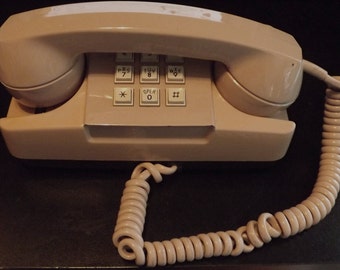 1982 GTE Automatic Electric Corded Phone (Tan)