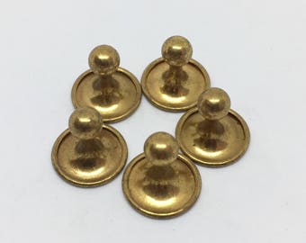Vintage Gold Tone Shirt Studs
