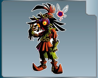 SKULL KID Vinyl Decal from the Legend of Zelda Majora's Mask sticker for almost anything!