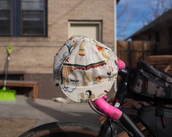 Religious skeleton cycling cap