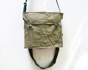 Vintage Military Canvas Army Bag Soviet Unused USSR Cold War Collectible, Army Bag, Crossbody Bag, Gas Mask bag, ohtteam