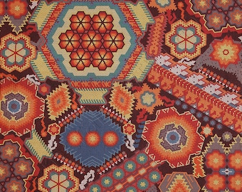 Robert Kaufman La Plaza Floral Mosaic Fiesta Fabric by the Yard SRK-13617-194