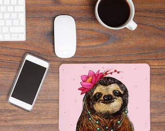 Mousepad Sloth Lady MP19