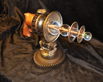 Ray Gun " ASTRONOMICAL OBLITERATOR RAYGUN " Table Top Steampunk Sci-fi Victorian Industrial