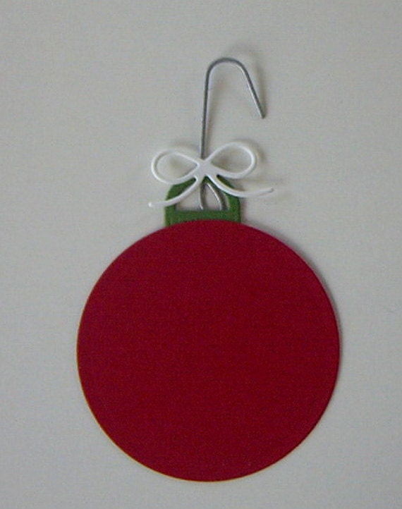 Round Christmas Ornament Die Cuts
