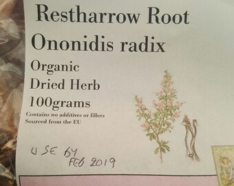Dried organic Restharrow root