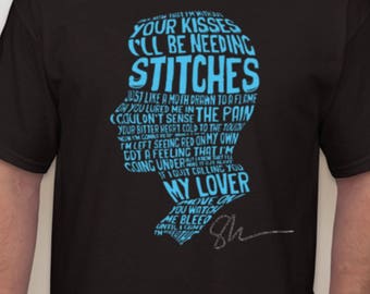 Shawn Mendes 'Stitches Lyrics' Shirt