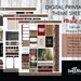 Rustic Chic Sticker Theme Sheet- PRINTABLE~ DIGITAL DOWNLOAD~ Happy Planner