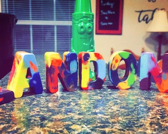Customized Letter/Name Crayons