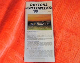 Pamphlet Daytona Speedweeks '90