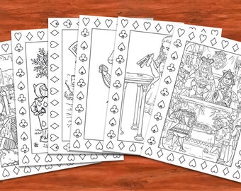 John Tenniel Alice in Wonderland Printable Coloring Book