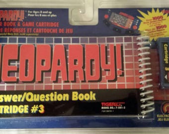 Tiger Electronics Inc 1996 danger Question/Réponse livre & jeu cartouche #3 modèle No 7-581-2 neuf dans emballage non ouvert