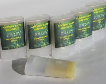 Moisturizing Coconut Stick / All Natural / Chemical Free / Organic / 0.35 oz / Faun Scent