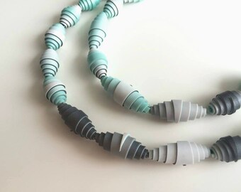 Polymer clay tutorial - Paper-like beads