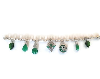Chinatown Jade Charm Bracelet