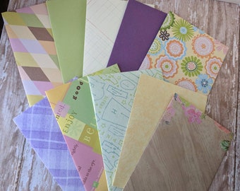 10 assorted pattern envelopes