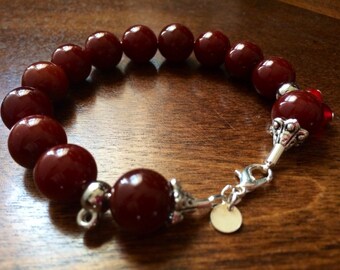 Beaded Bracelet (Coffee Brown)
