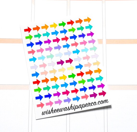 Mini Arrows Tiny Arrows Planner Stickers
