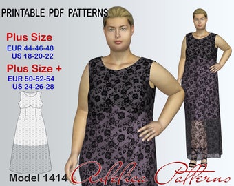  PDF  Sewing Pattern  Dress  Pattern  PDF  Women PDF  Pattern 