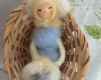 Wool Sleeping Doll