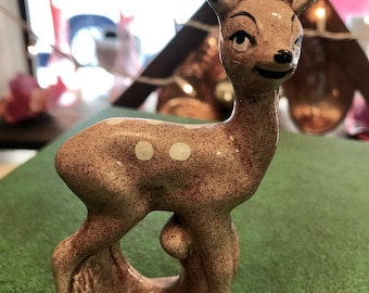 Vintage Ceramic Deer Figurine