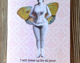 Card for Friend. Just for Fun Card. Anytime card. Friendship card. Theme Party