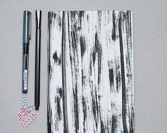 2018 Planner, recycled paper, eco friendly A5 weekly planner, handbound undated diary, minimalist abstract planner cover, agenda